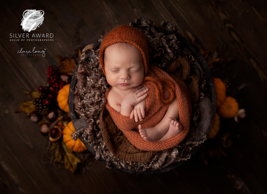 fall baby photography
